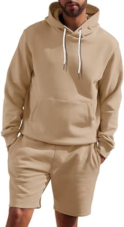 Men's 2-Piece Hoodie Sweatshirt Tracksuit: Comfort and Style Combined